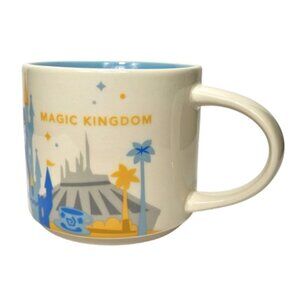 Starbucks Disney Parks Magic Kingdom You Are Here Collection 14oz Coffee Tea Mug